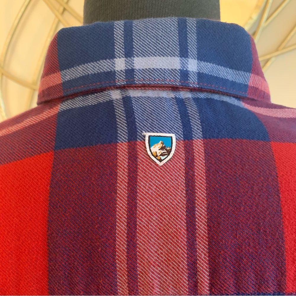 KUHL plaid flannel button down shirt . 🏔 - Picture 4 of 4